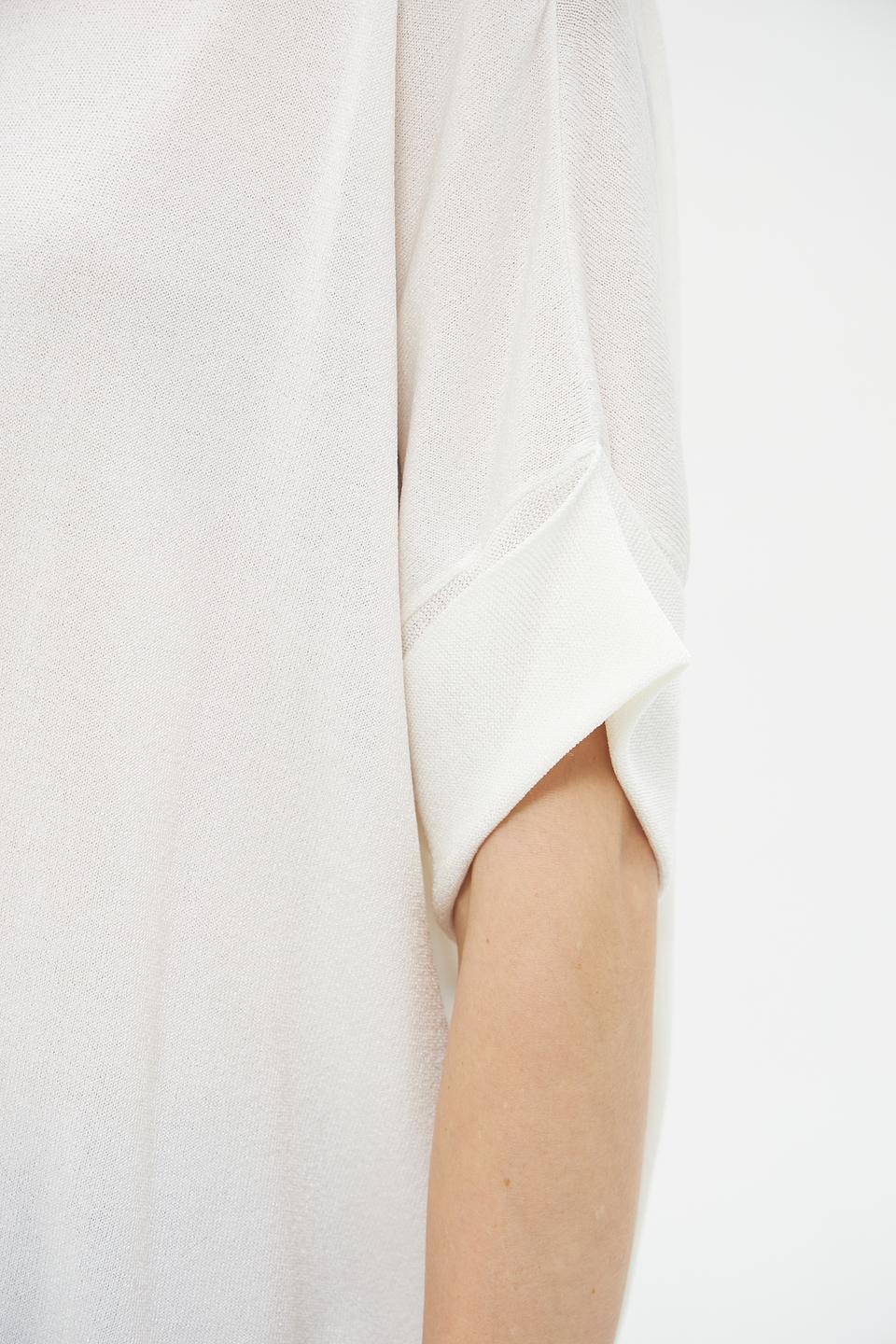 Пуловер More and More белый с рукавом 3/4