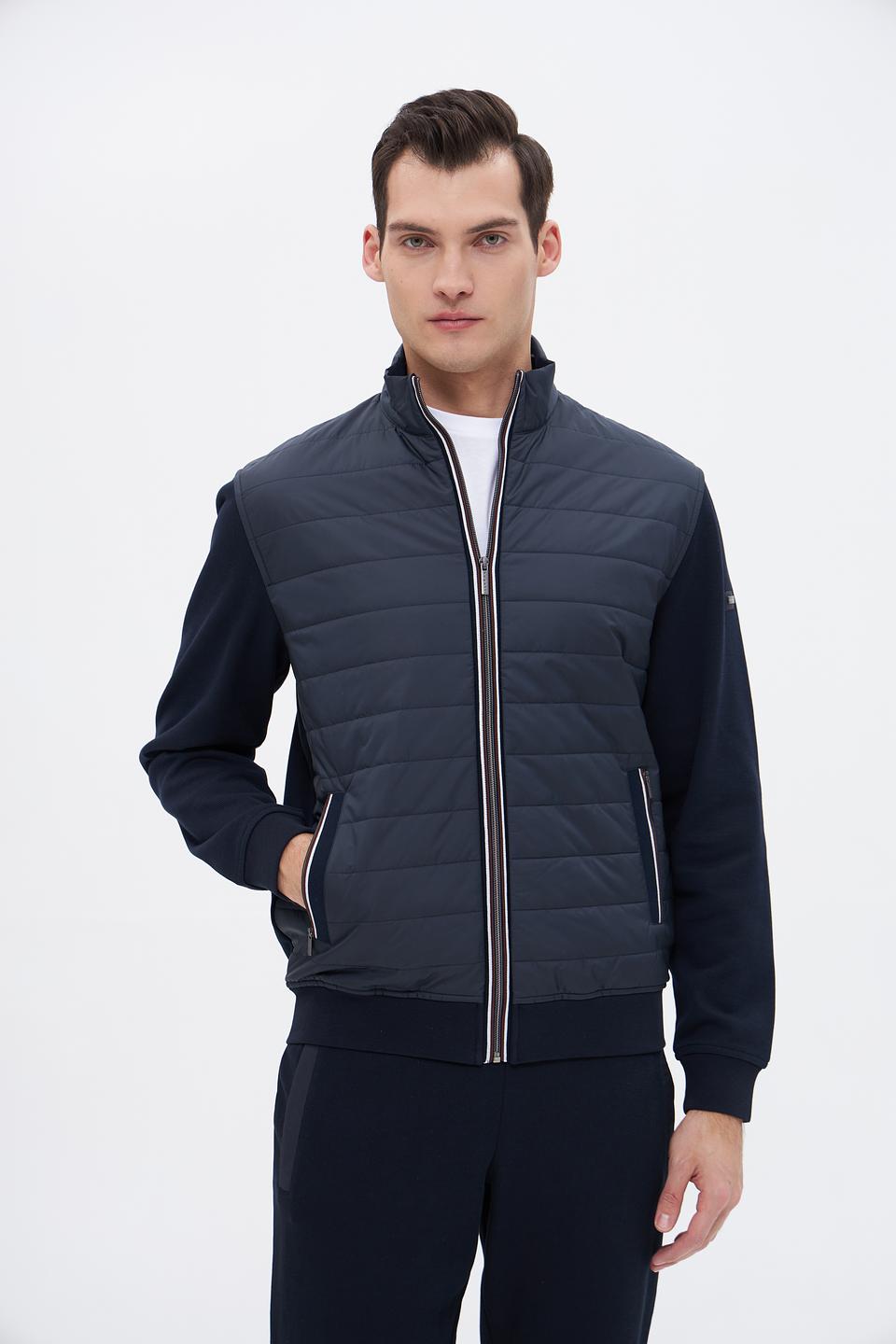 Кардиган Bugatti стеганый синий