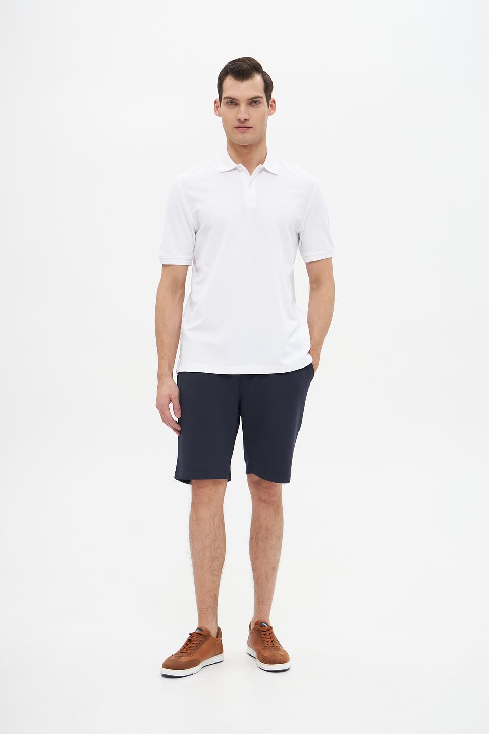 Поло Bugatti мужское белое