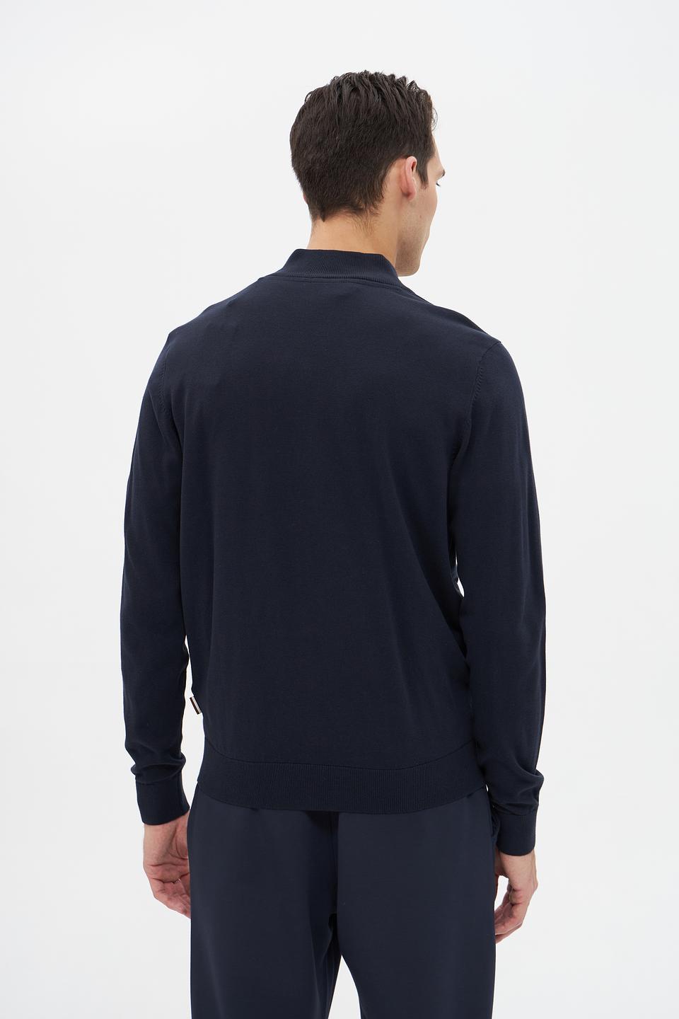 Кардиган Bugatti темно-синий на молнии