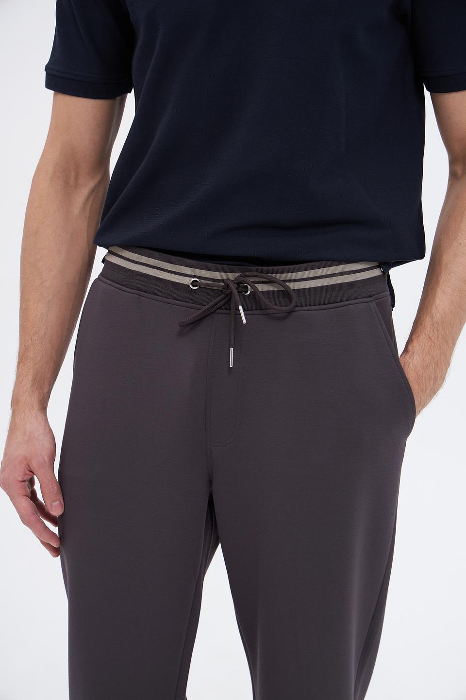 Спортивные брюки Bugatti серо-лиловые