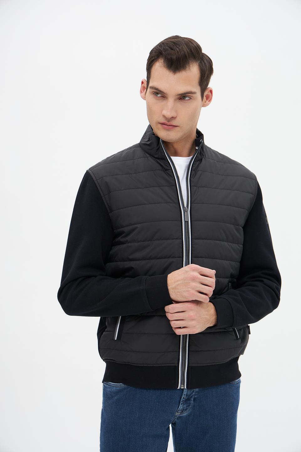 Кардиган Bugatti стеганый черный