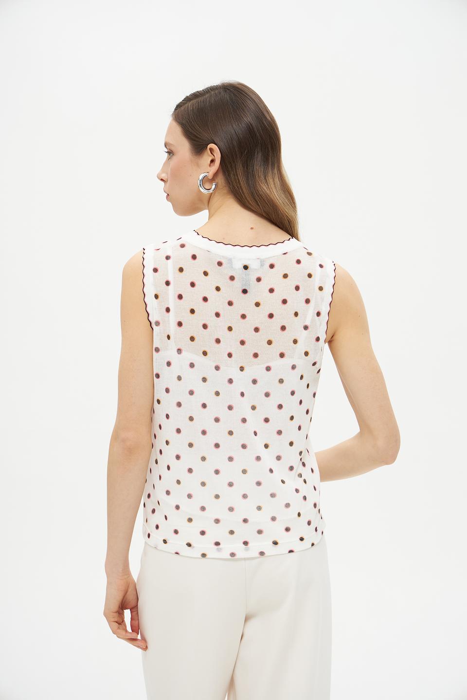 Топ Marc Cain в горошек