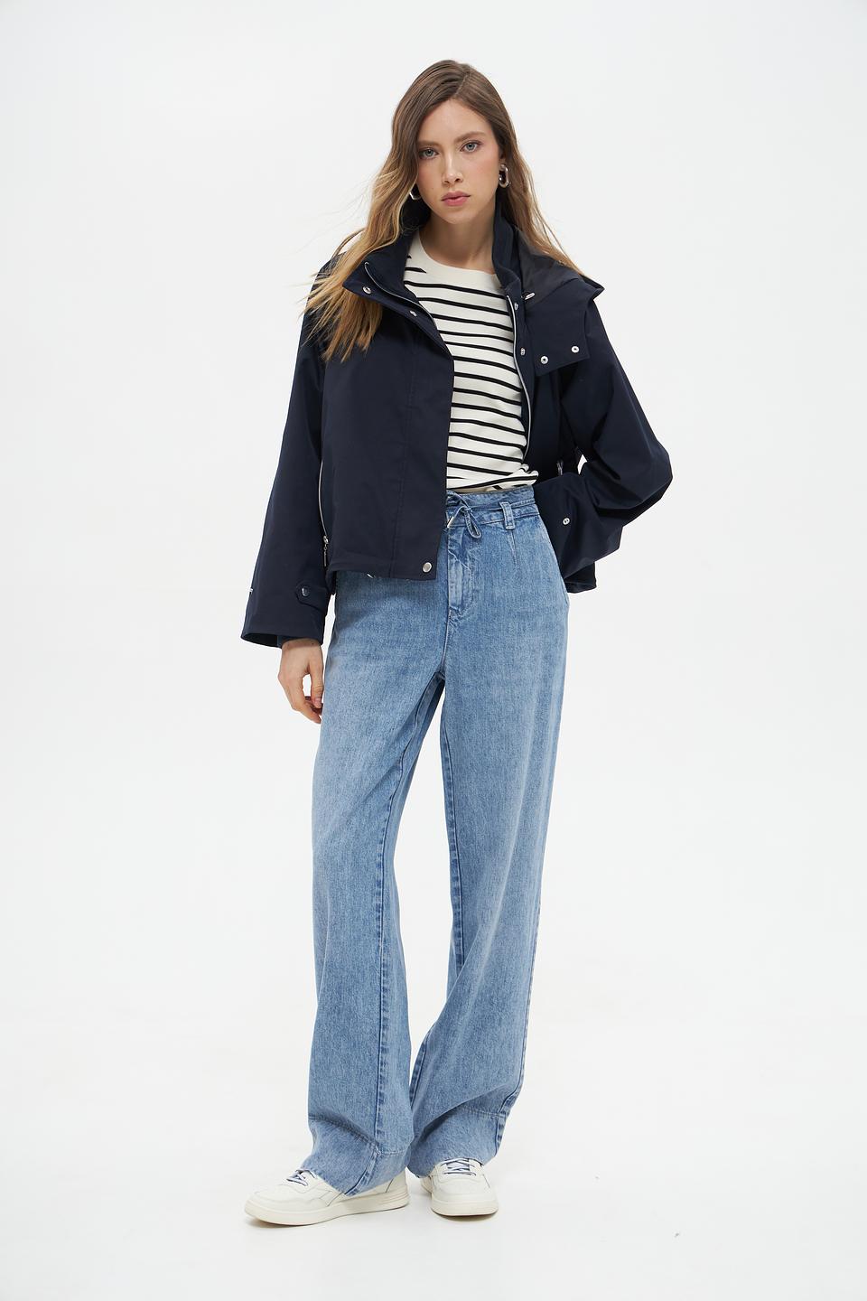 Джинсы Monari широкого кроя голубые