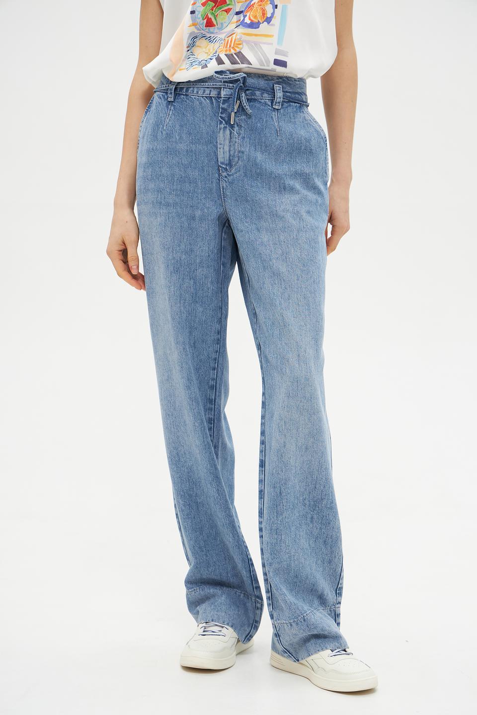 Джинсы Monari широкого кроя голубые