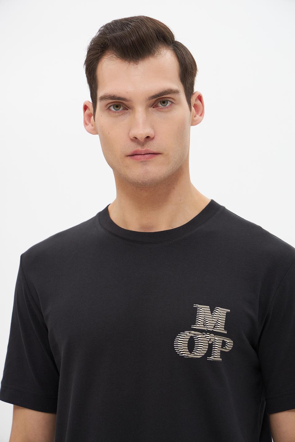 Футболка Marc O Polo с логотипом чёрная