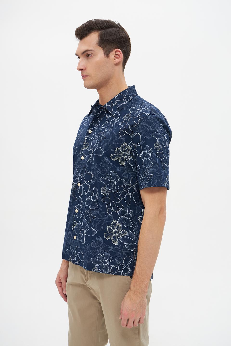 Рубашка кр Marc O Polo с цветочным принтом