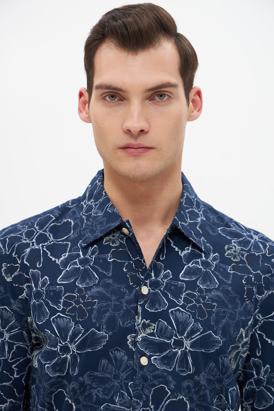 Рубашка кр Marc O Polo с цветочным принтом