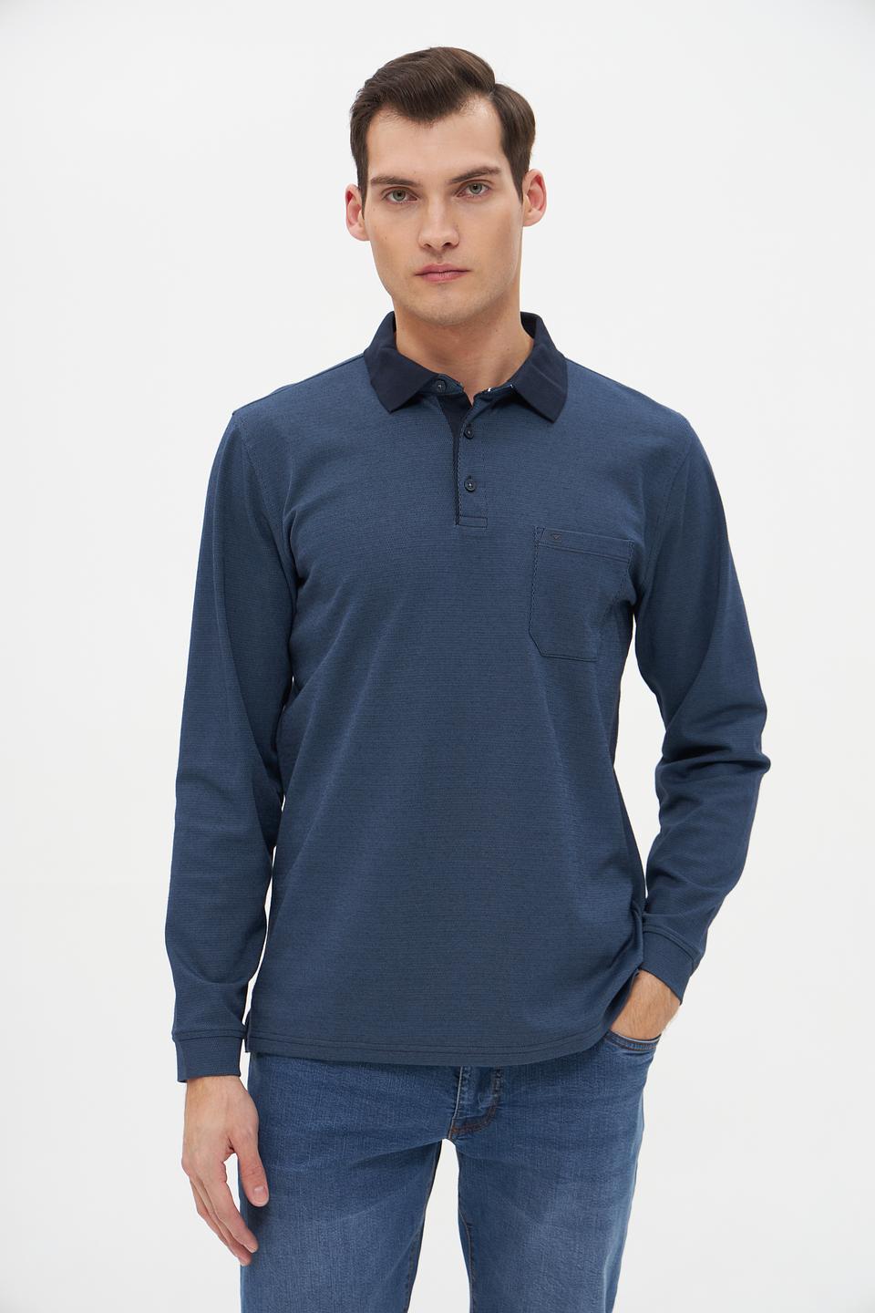 Поло Casa Moda с длинным рукавом