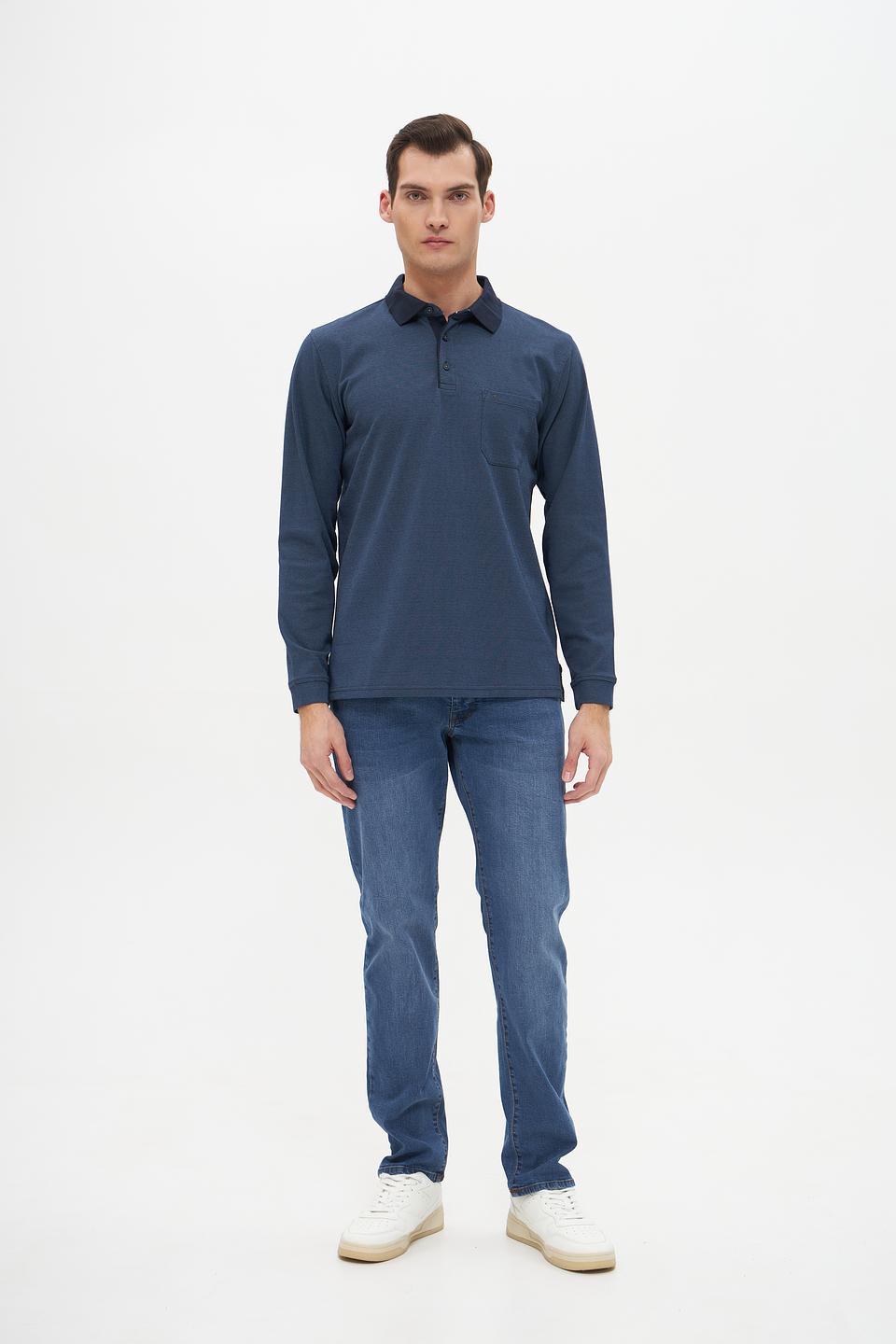 Поло Casa Moda с длинным рукавом