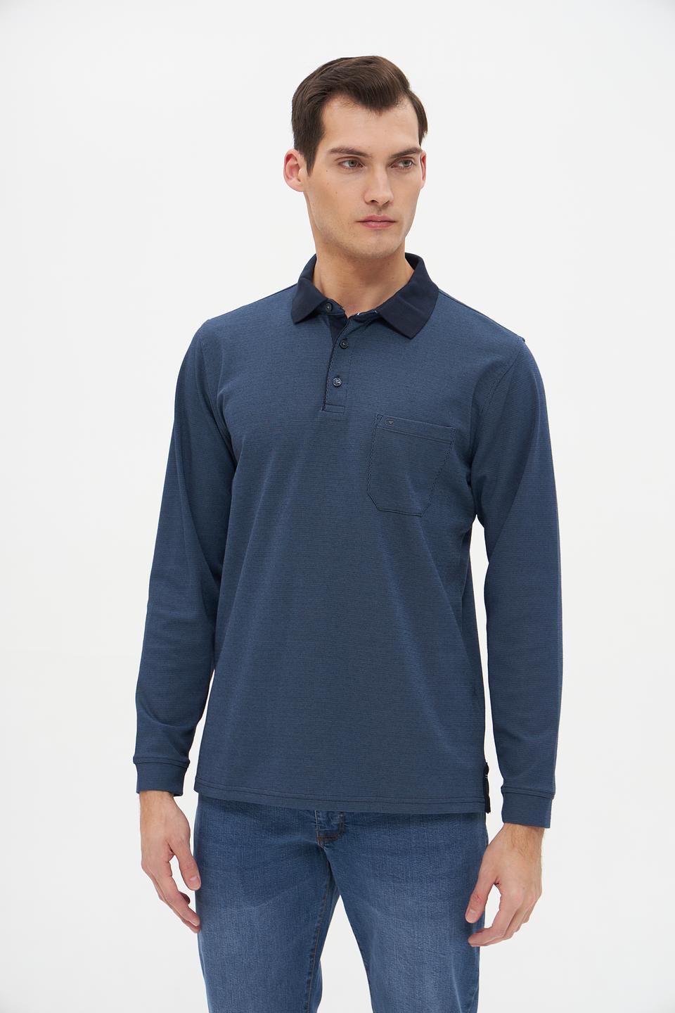 Поло Casa Moda с длинным рукавом