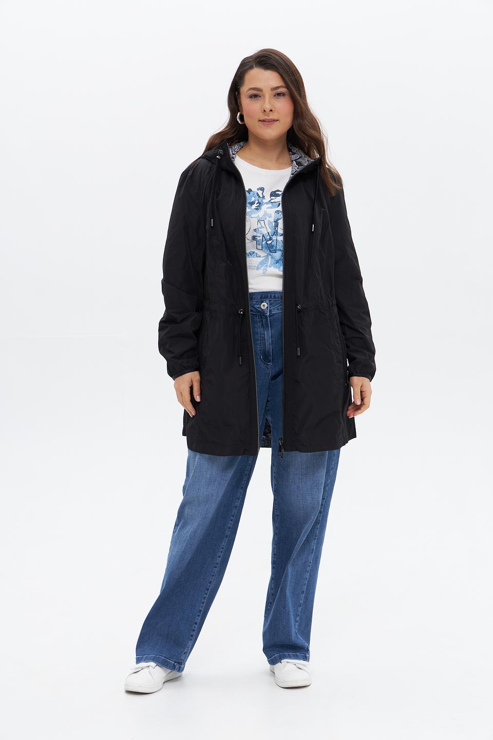 Куртка Lebek чёрный с капюшоном