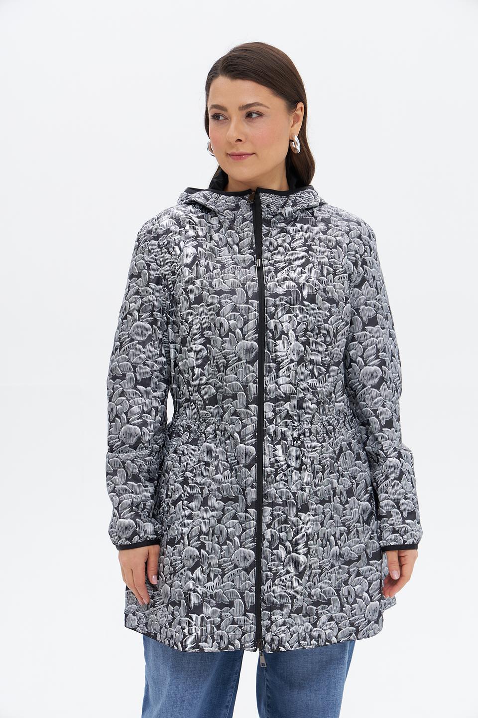 Куртка Lebek чёрный с капюшоном