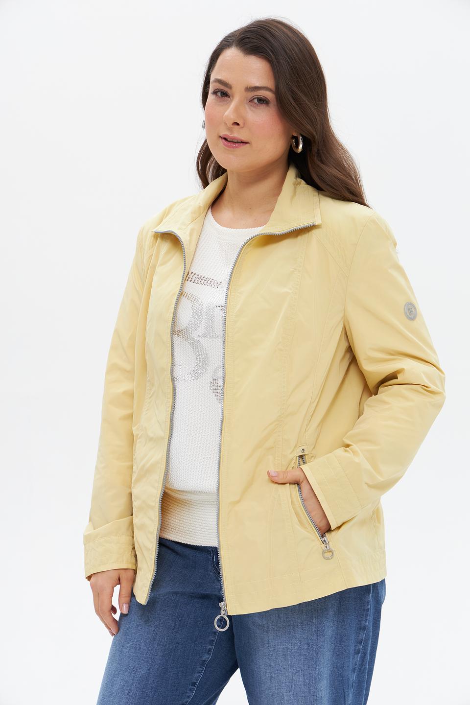 Куртка Lebek женская светло-жёлтая