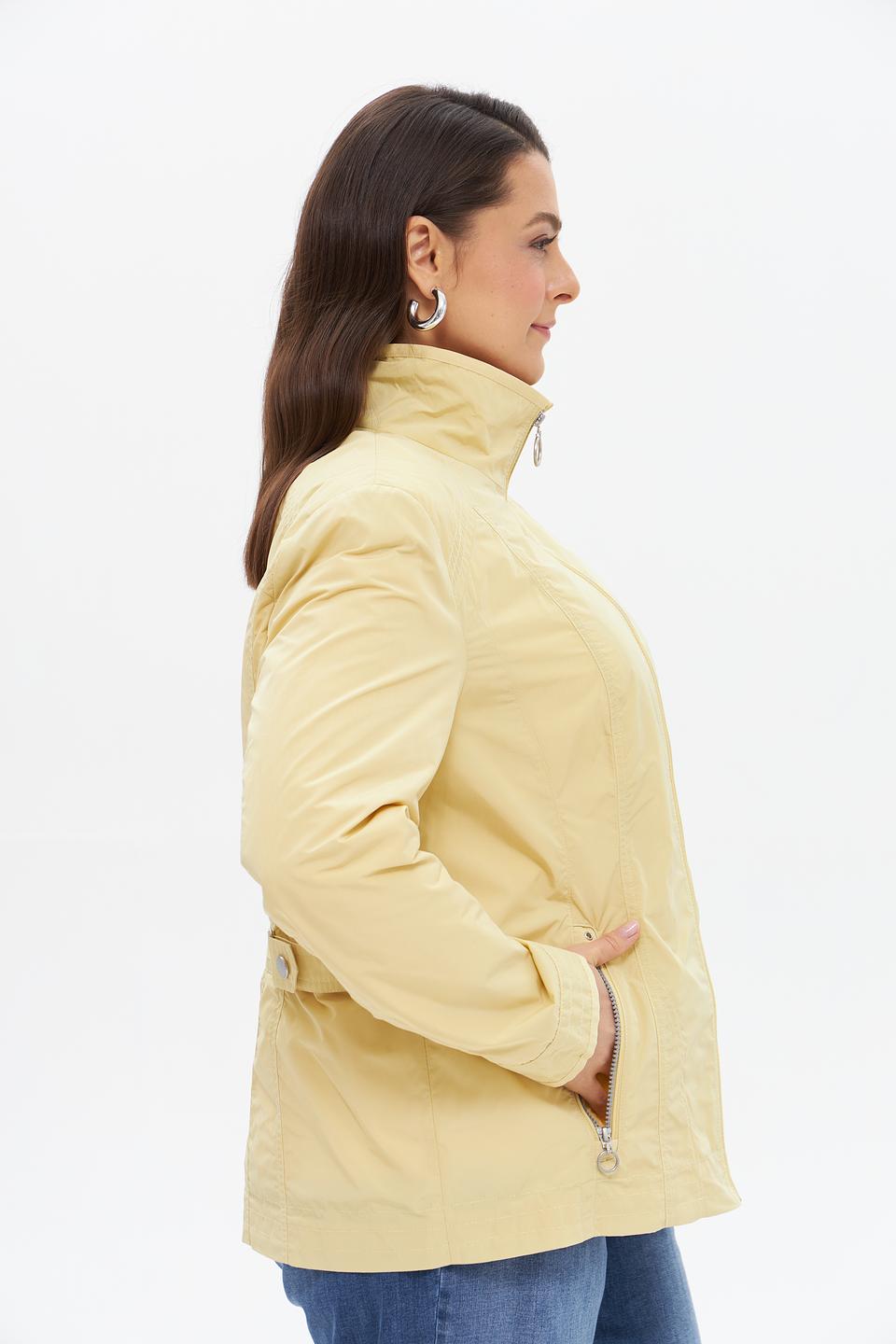 Куртка Lebek женская светло-жёлтая