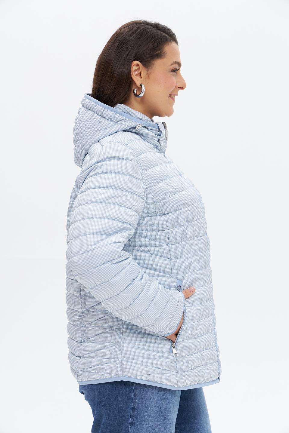 Куртка Lebek стеганая голубая