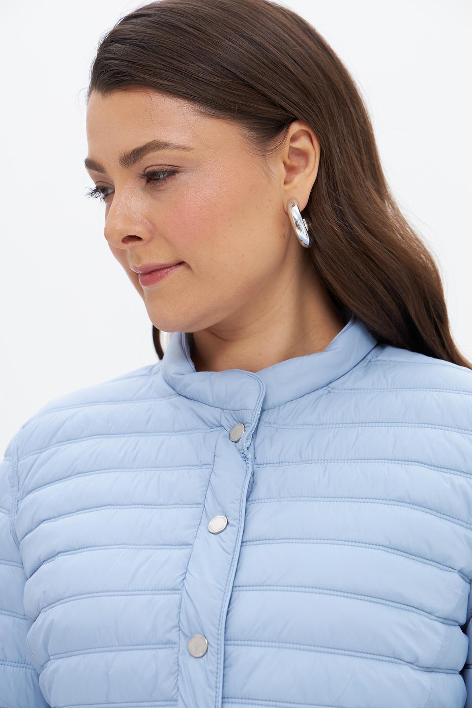 Куртка Lebek стеганая голубая