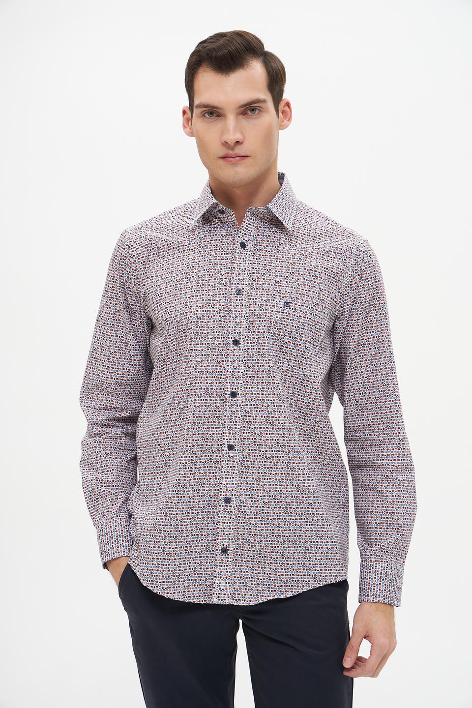 Рубашка Casa Moda с принтом