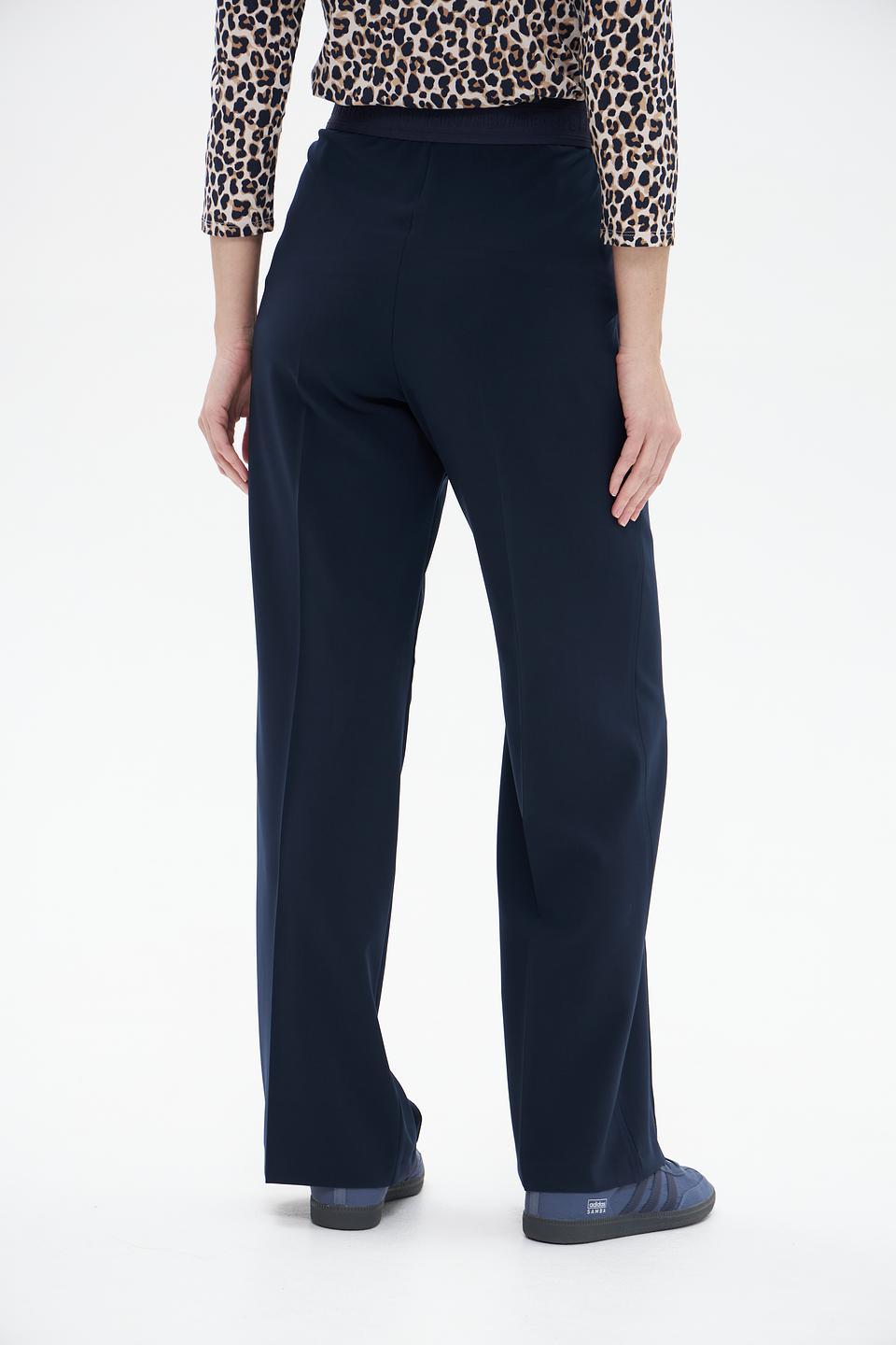 Брюки классические Bianca темно-синие