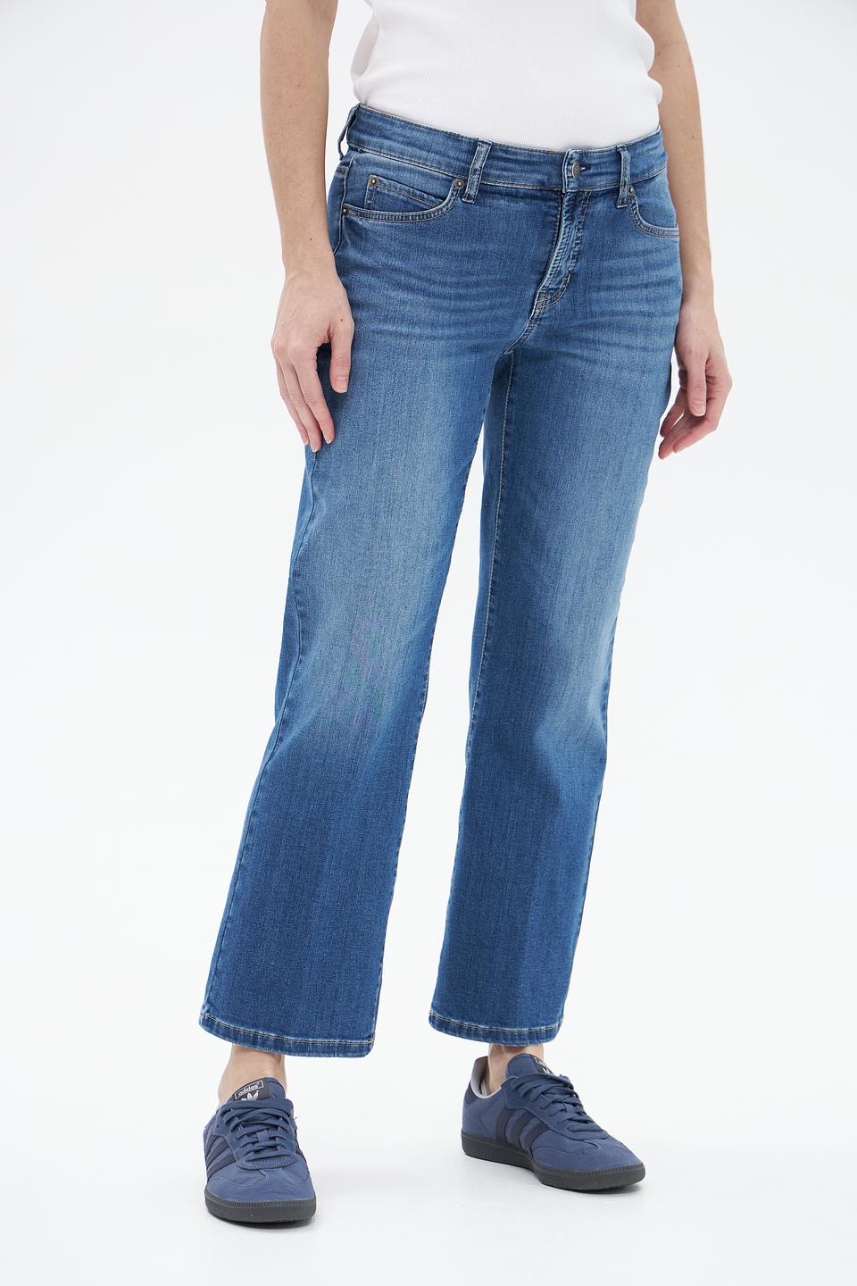 Джинсы Cambio клеш синие