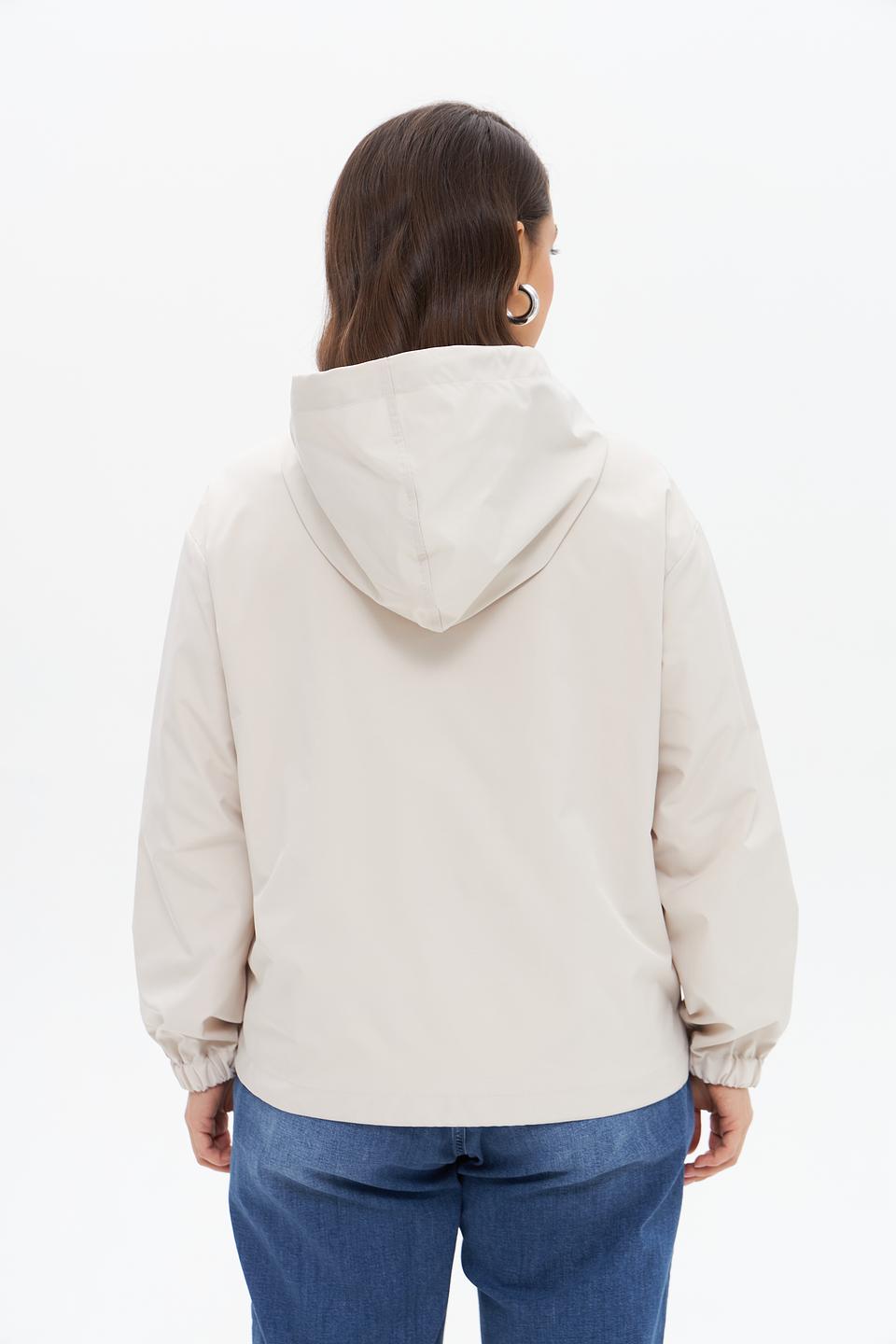 Куртка Catnoir с капюшоном бежевая