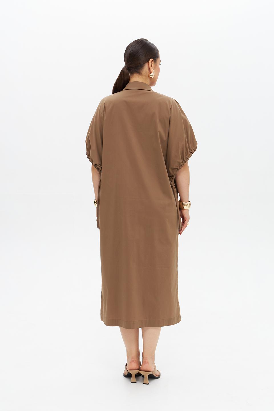 Платье рубашка Catnoir бежевое