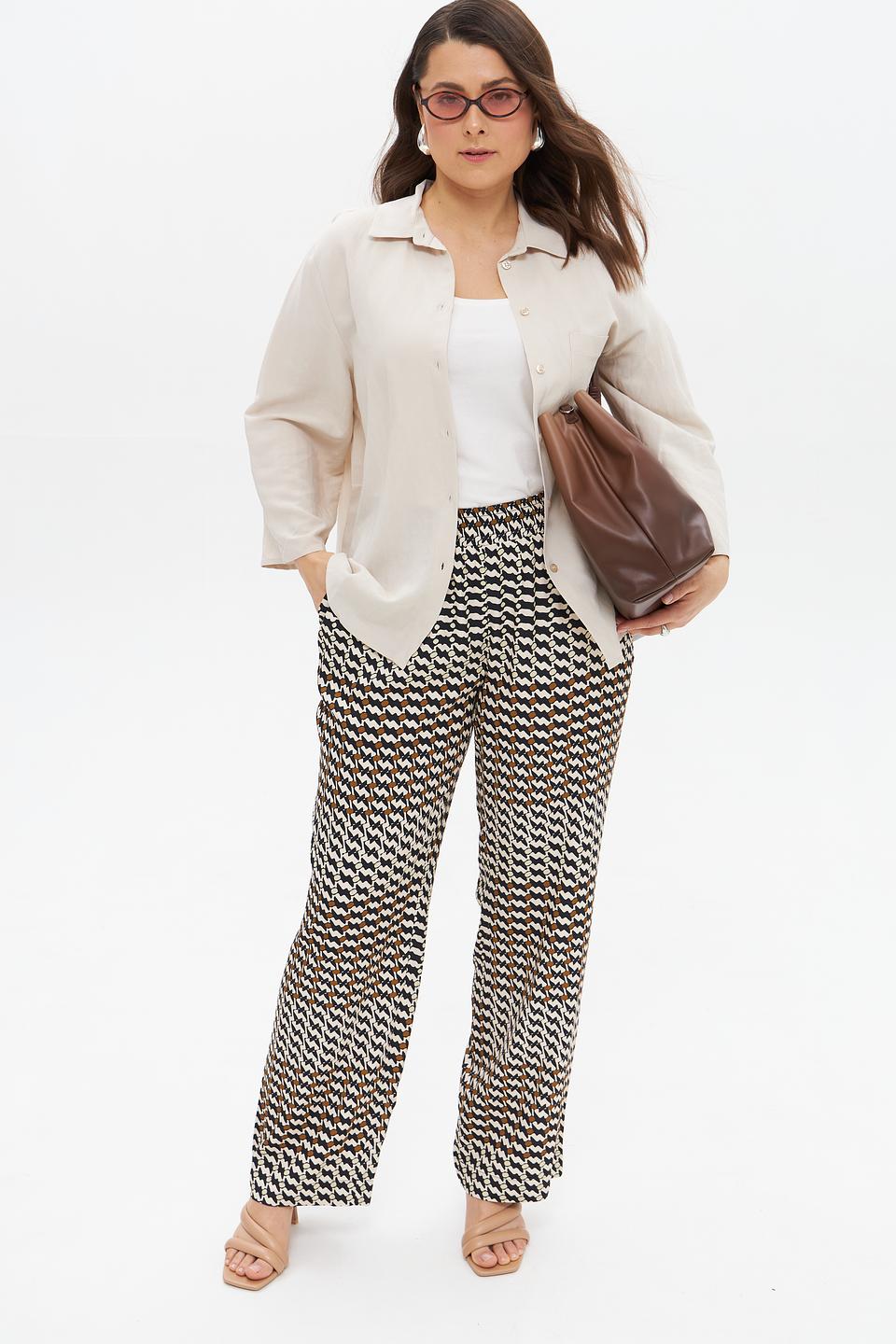 Брюки Catnoir с принтом