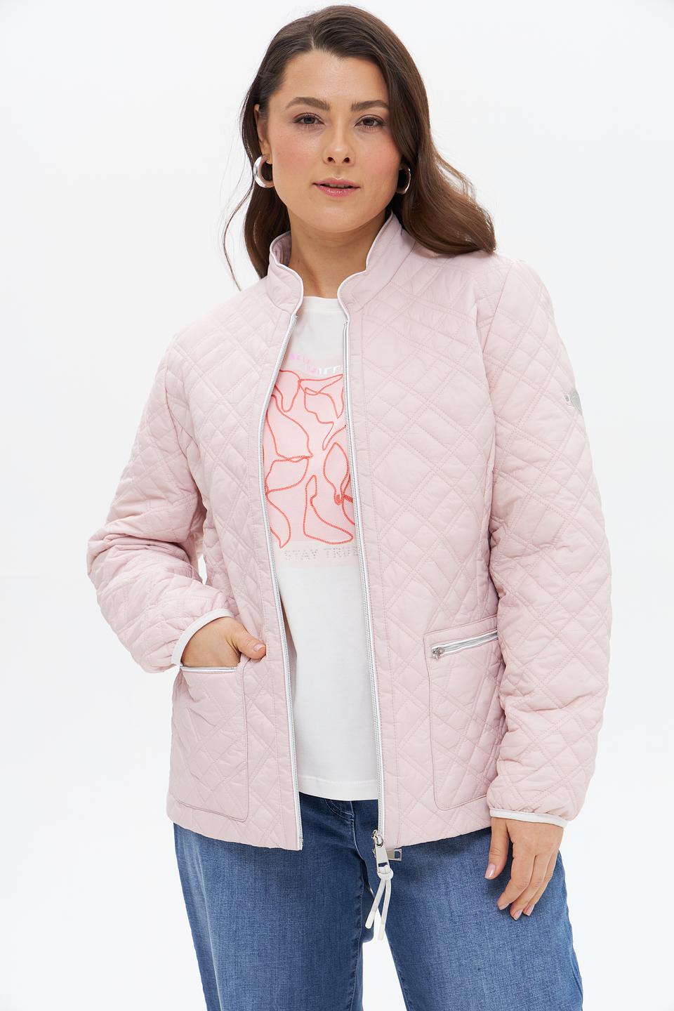 Куртка Lebek стеганая розовая