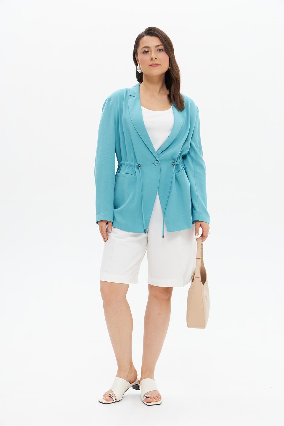 Жакет Barbara Lebek бирюзовый