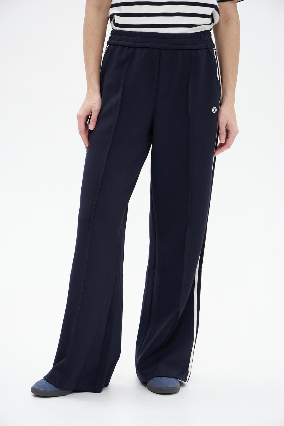 Брюки клёш Oui с полосками