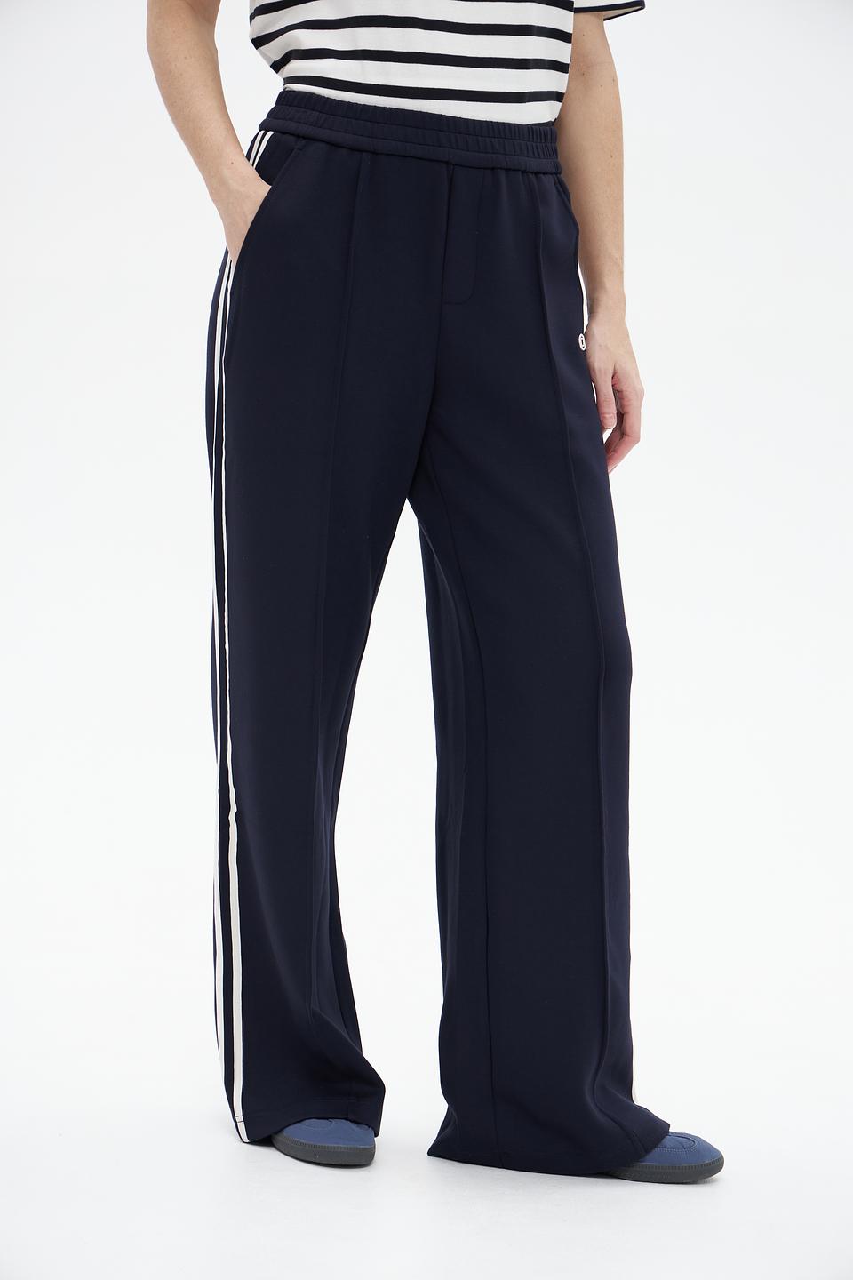 Брюки клёш Oui с полосками