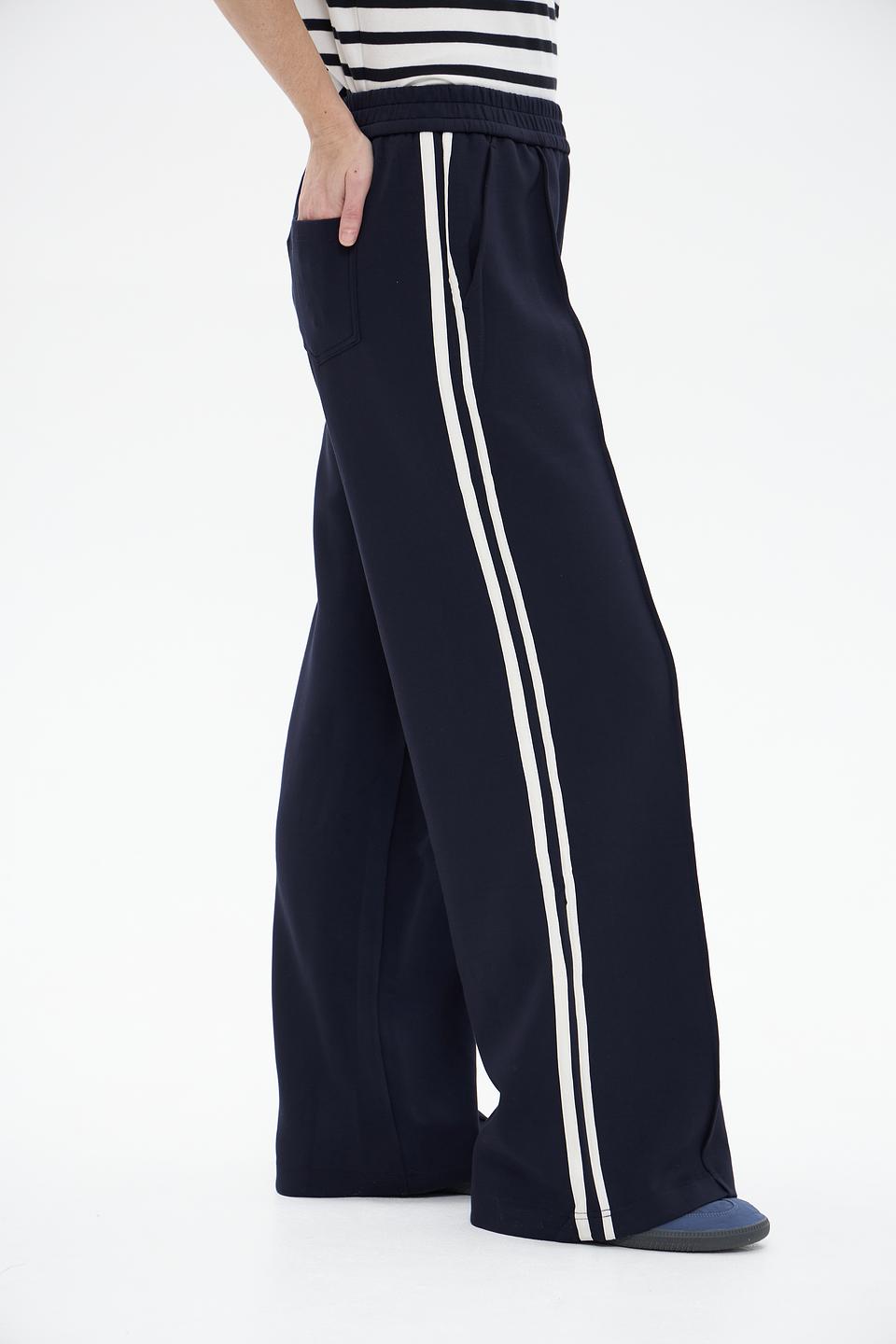 Брюки клёш Oui с полосками