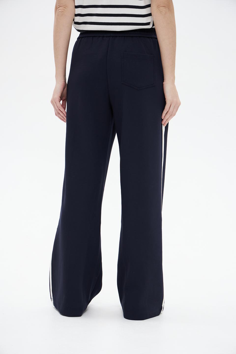 Брюки клёш Oui с полосками