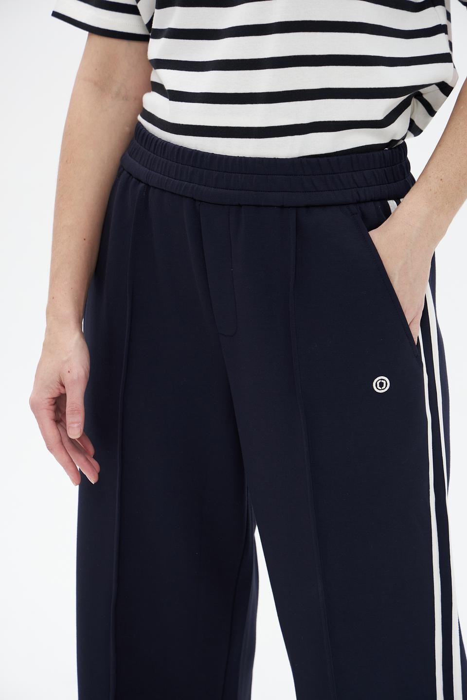 Брюки клёш Oui с полосками