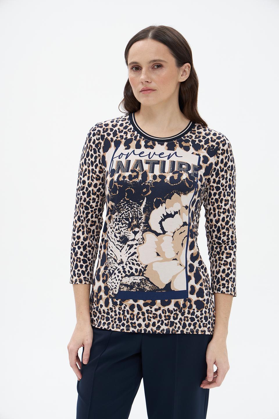 Блузка Betty Barclay с леопардовым принтом
