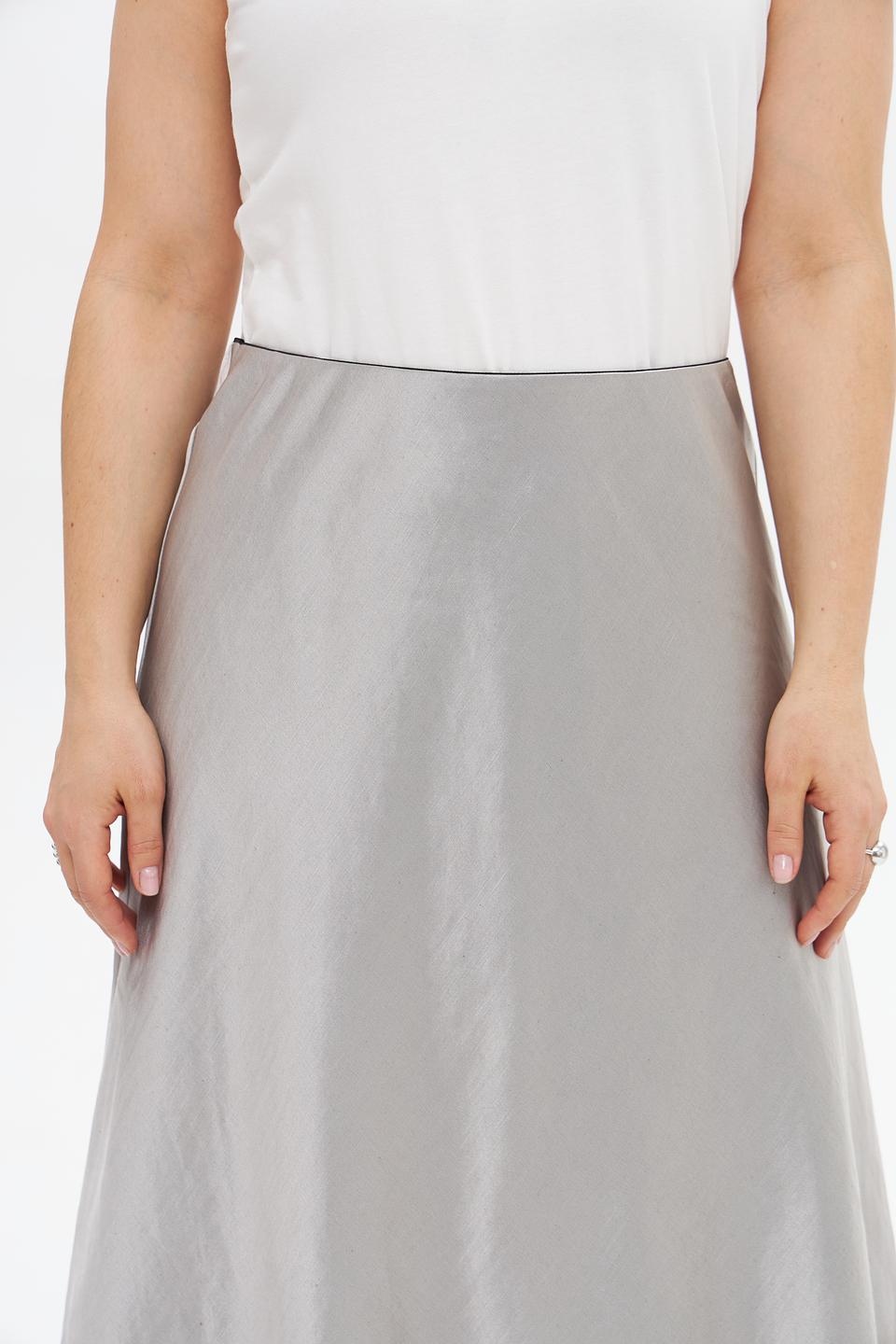 Юбка Luisa Cerano серая миди