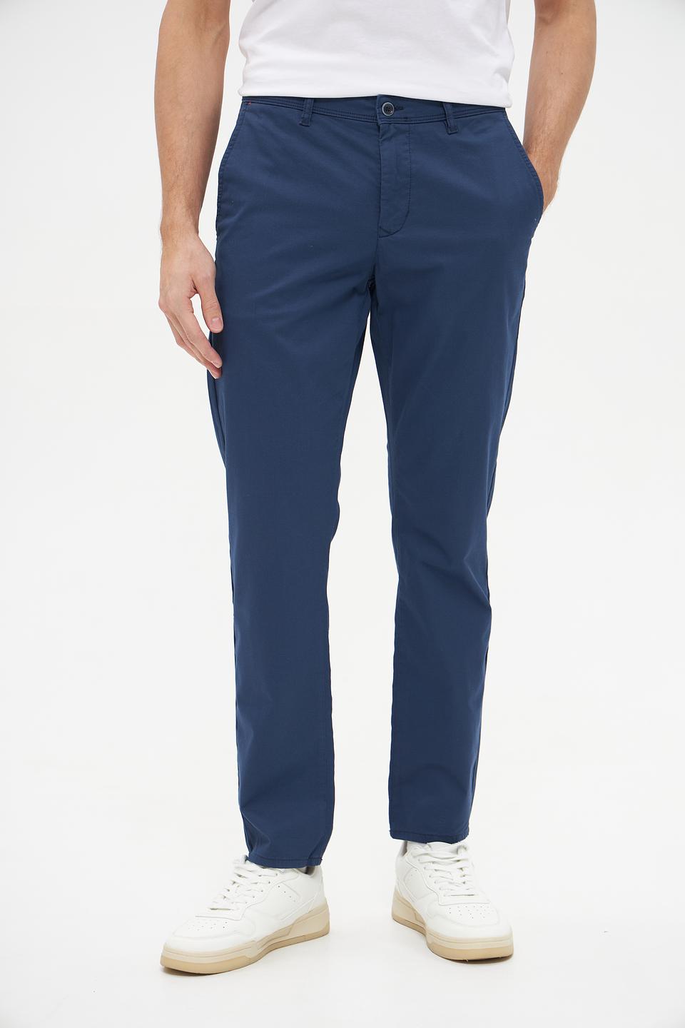 Брюки Hattric синие прямые