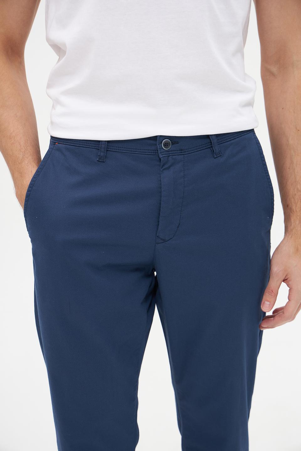 Брюки Hattric синие прямые