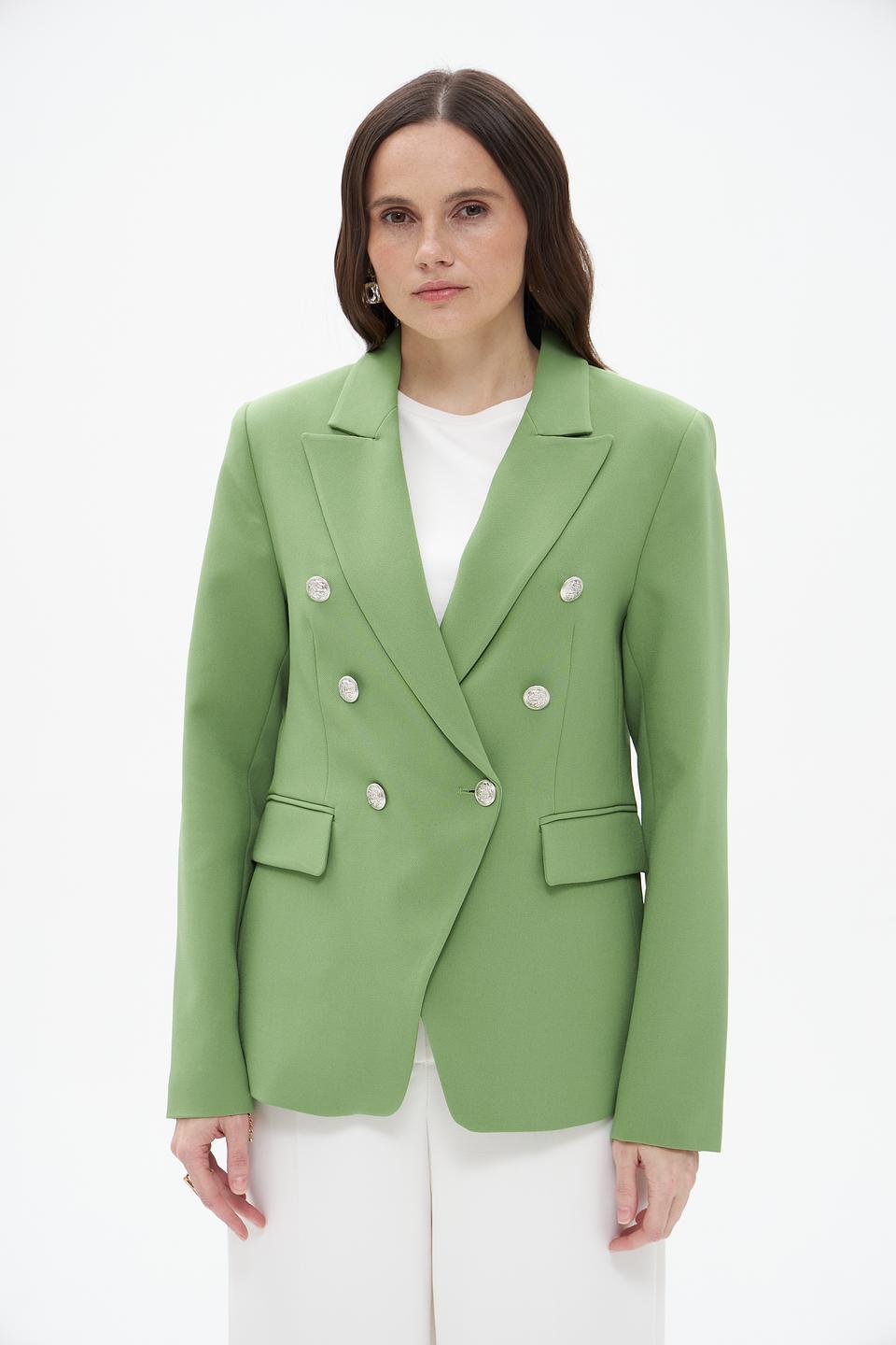 Жакет Monari приталенный, зеленый