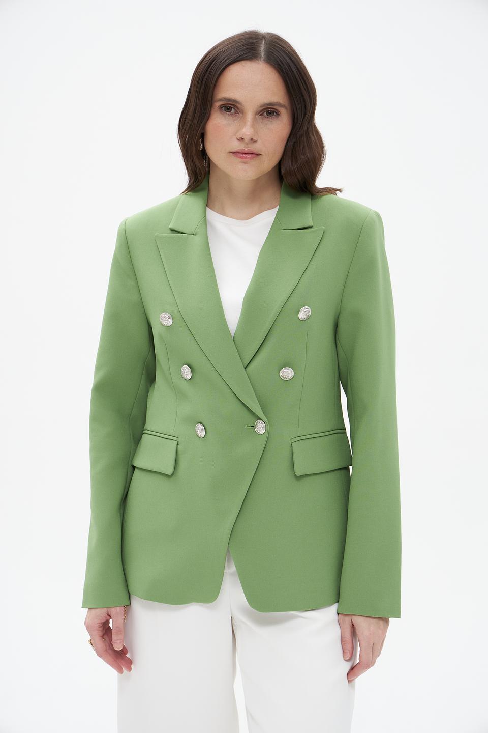 Жакет Monari приталенный, зеленый