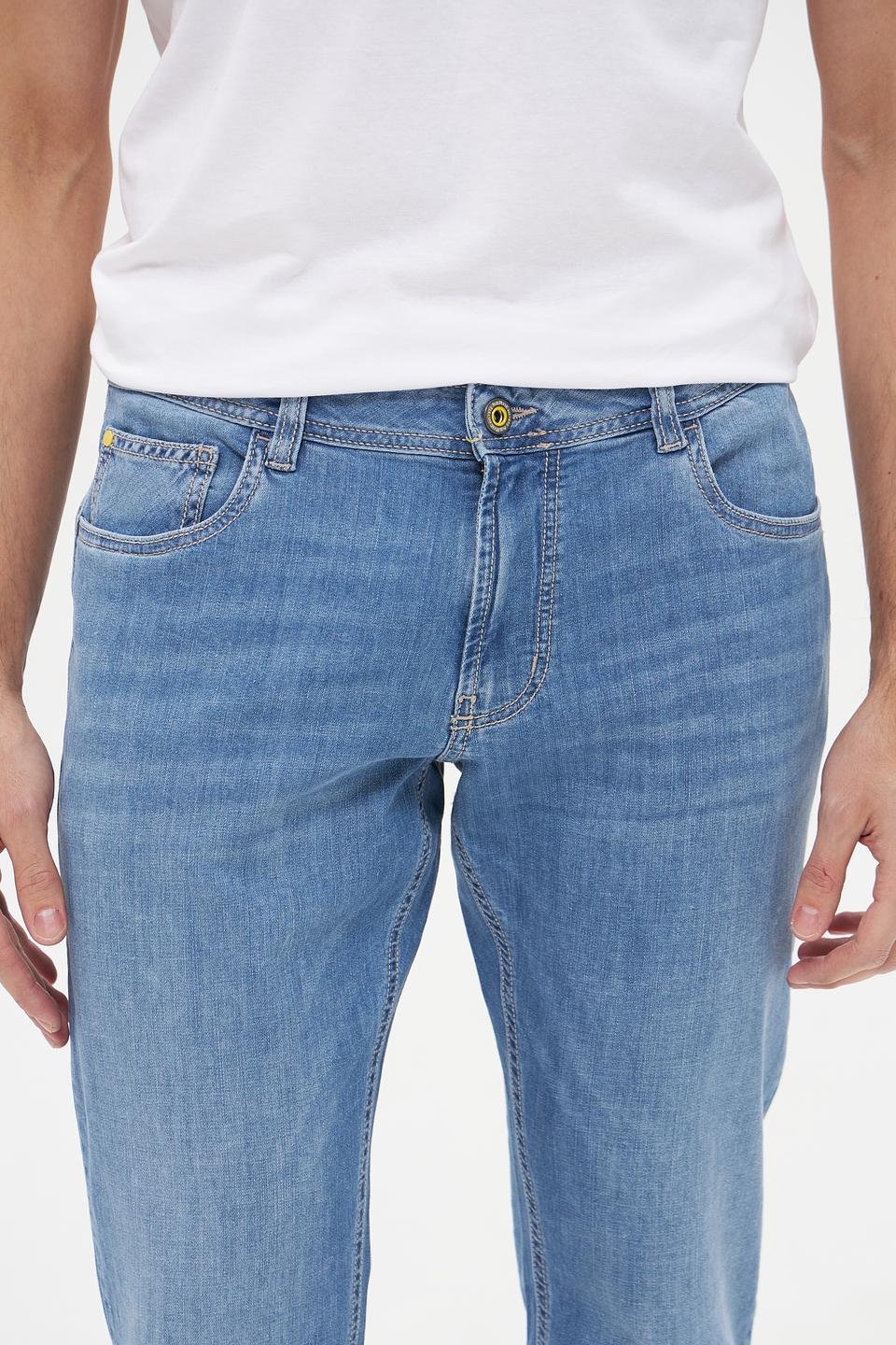 Джинсы Hattric Slim Fit голубые