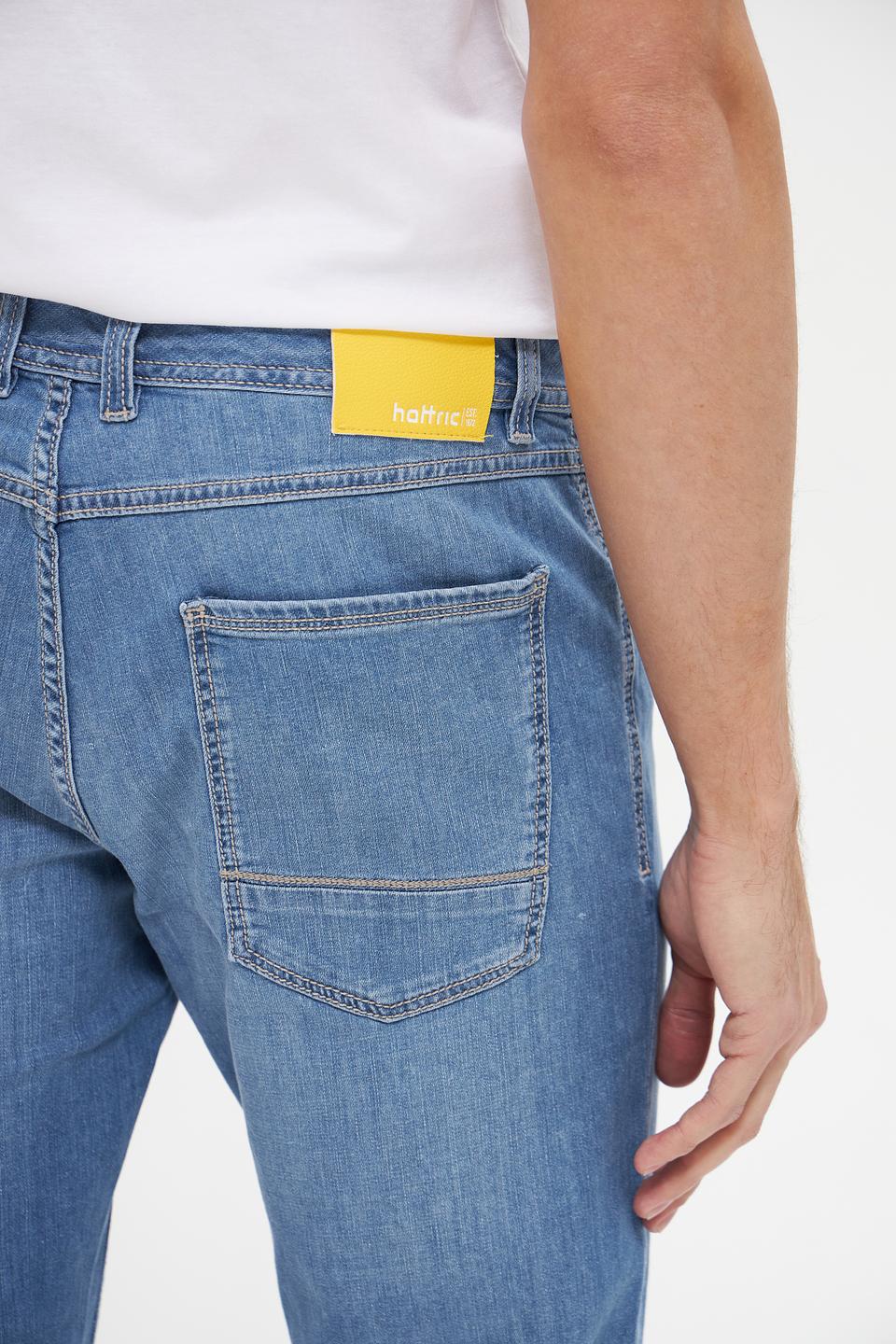 Джинсы Hattric Slim Fit голубые