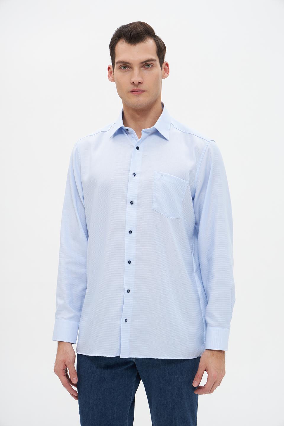 Рубашка Casa Moda голубая