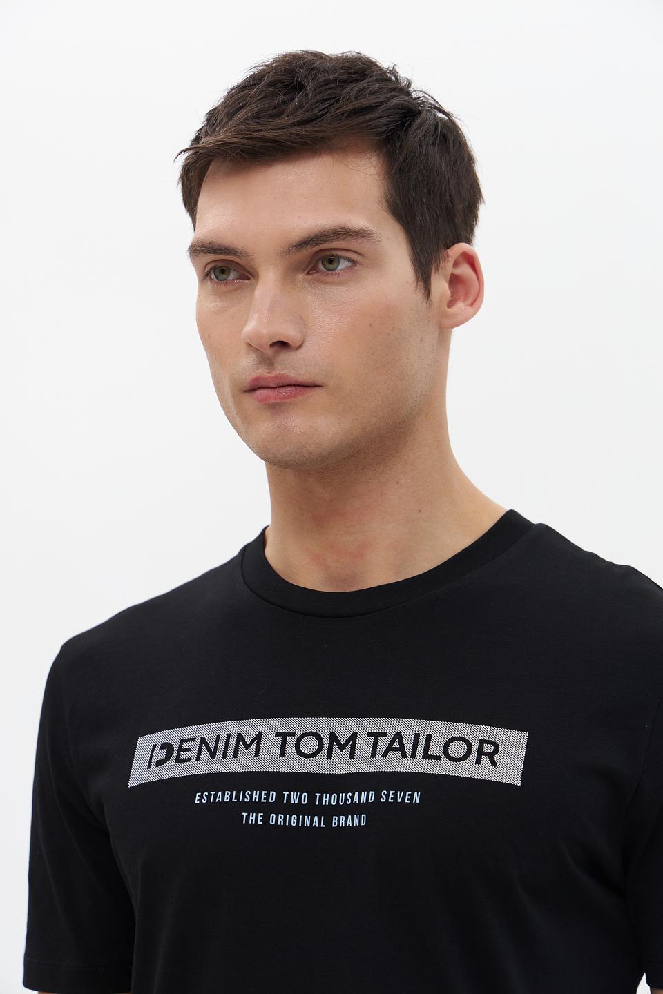 Футболка Tom Tailor denim чёрная