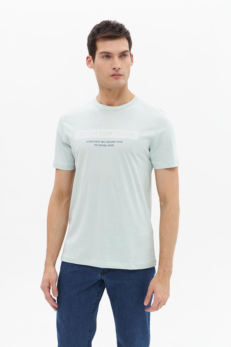 Футболка Tom Tailor denim светло-зелёная