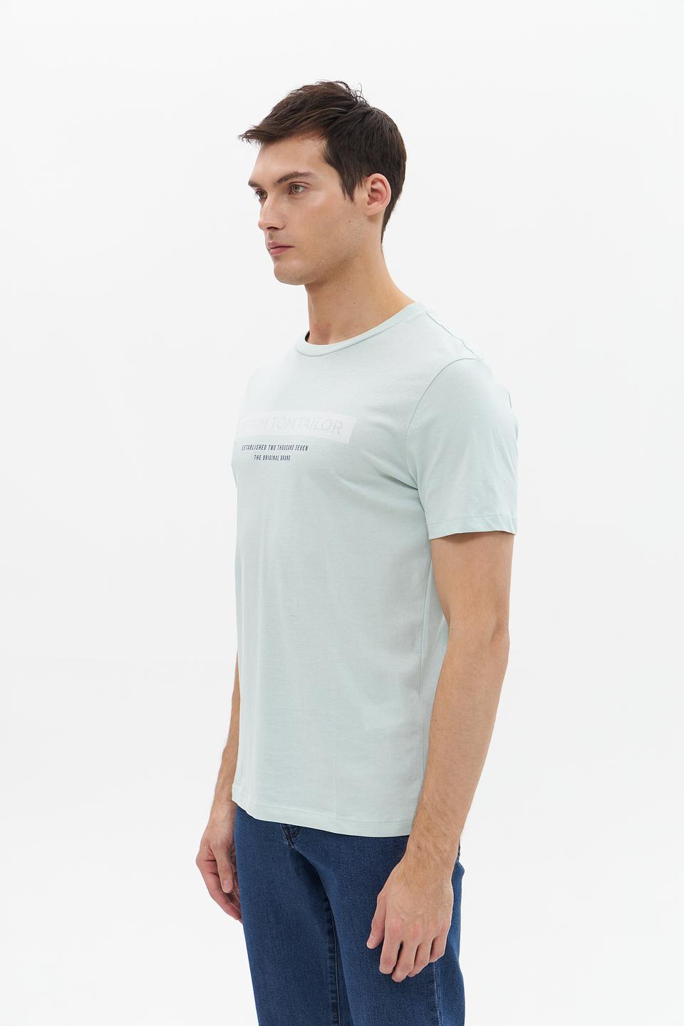 Футболка Tom Tailor denim светло-зелёная