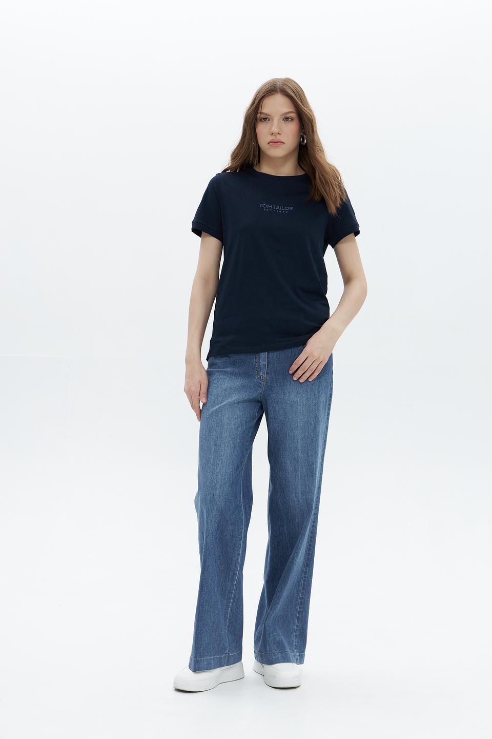 Футболка Tom Tailor темно-синяя