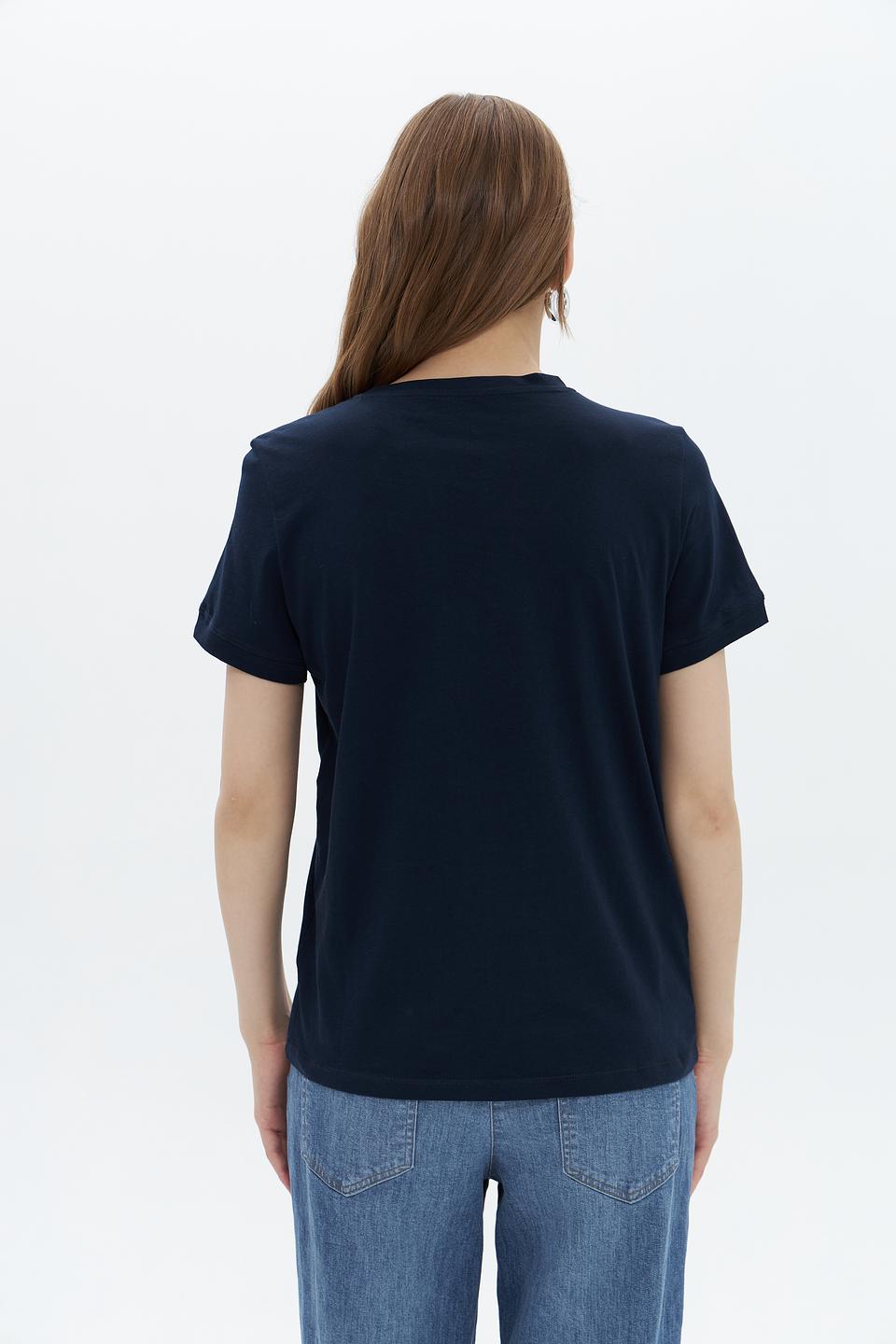 Футболка Tom Tailor темно-синяя