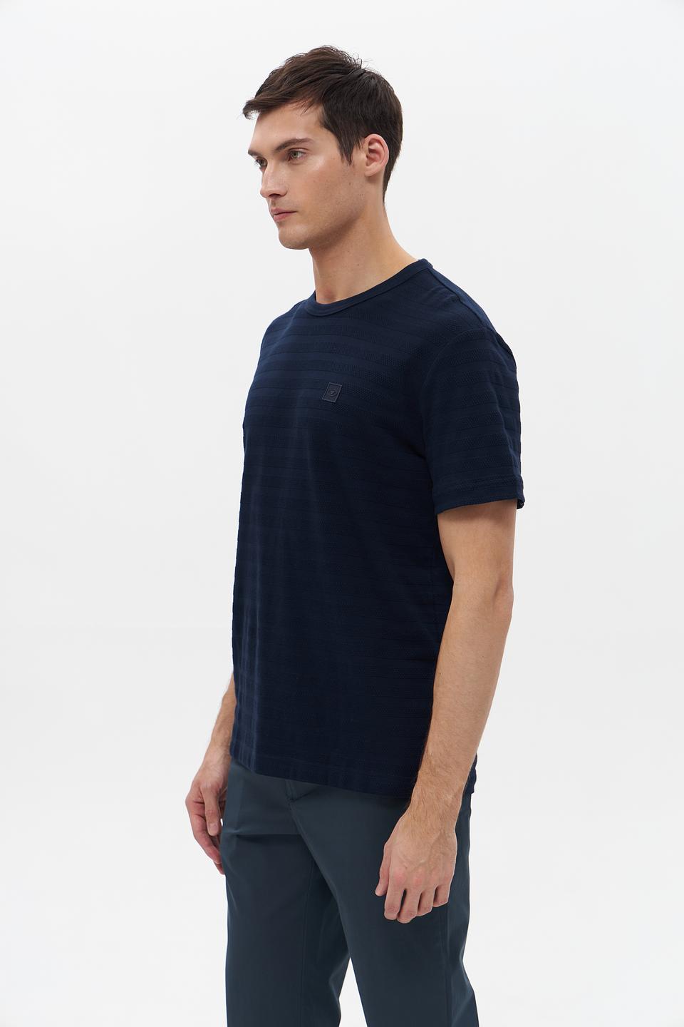 Футболка Tom Tailor полоска тёмно-синяя