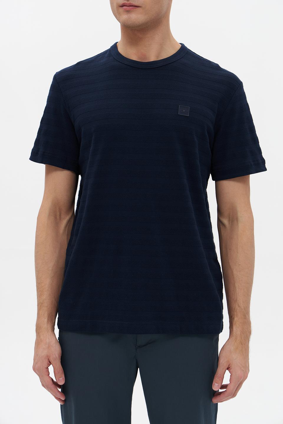 Футболка Tom Tailor полоска тёмно-синяя
